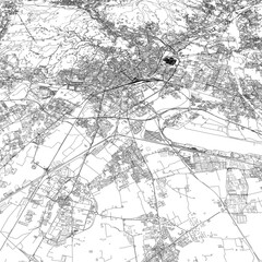 Fototapeta premium 3D illustration of city and urban in Bergamo Italy