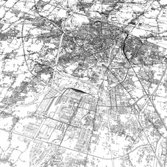 Fototapeta premium 3D illustration of city and urban in Padua Italy