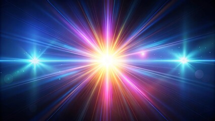 Obraz premium Abstract lens flare light effects background for graphic design projects