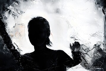 Human trafficking and kidnapping, modern slavery, woman sexually exploited, sex trafficking, human trafficking and violence against women, human slavery, forced prostitution, Generative AI