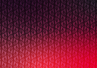 Red pattern line leaf curve presentation background
