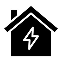 house with lightning bolt icon