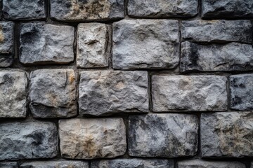 Fototapeta premium Close-up of a Rough Stone Wall