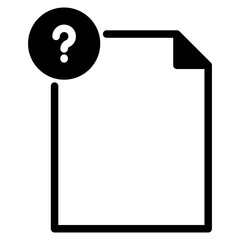 missing file, document with question mark icon