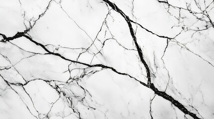 Fototapeta premium White statuario marble with Black veins Calcutta glossy marble with grey streaks Italian Bianco cathedral stone texture for digital wall and floor tiles used for kitchen bathroom count : Generative AI