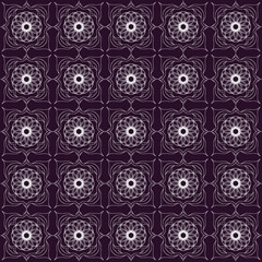seamless pattern with skulls