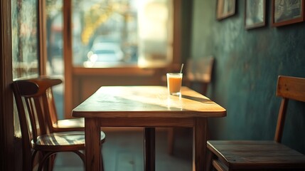 Table in a small empty corner : Generative AI