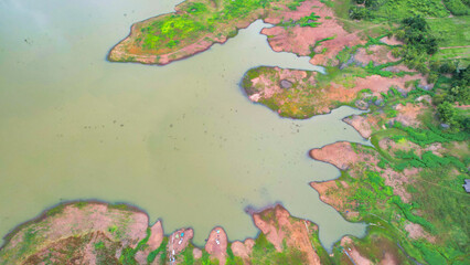 ラムタプーン ダム　スパンブリー・タイ　อ่างเก็บน้ำลำตะเพิน Lam Taphoen Dam at Supan Buri, Thailand