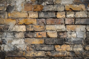 Obraz premium Weathered Brick Wall With Mortar