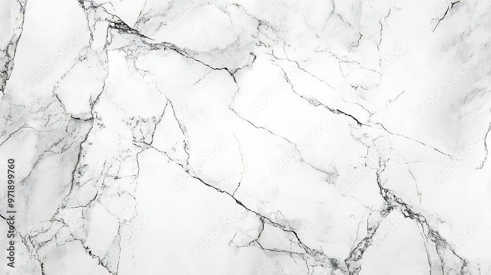 Poster white grey marble texture background with high resolution top view of natural tiles stone floor in l