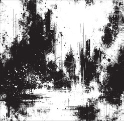 Abstract grunge black and white distressed texture background , grey black white  abstract noise texture