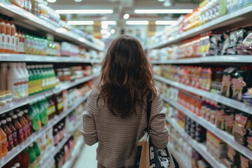 The girl in the store
