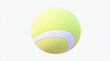 Tennis ball png sticker, sport object transparent background 