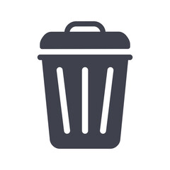 Garbage Can Icons Vector Design Template