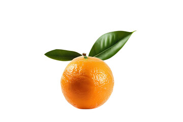 Yummy orange on transparent background