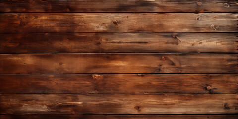 Naklejka premium Brown Wooden Planks Background Texture