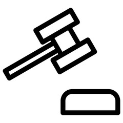 Auction icon vector symbol illustration