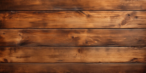 Fototapeta premium Rustic Brown Wooden Plank Texture Background