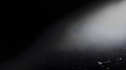 Black and white grainy textured banner, ideal for modern and minimalistic poster or header designs. The subtle texture and monochrome palette create a sophisticated and sleek visual