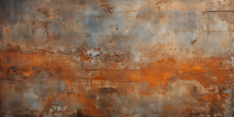 Abstract Rusty Metal Texture Background  Grunge Wall