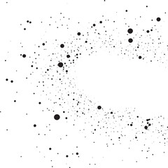 Abstract grunge black and white distressed texture background , Grunge background of black and white. Abstract illustration texture of cracks, chips, dot.