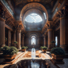 Obraz premium interior of a church