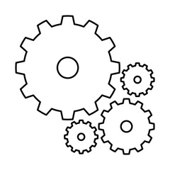 system of construction tool outline icon collections