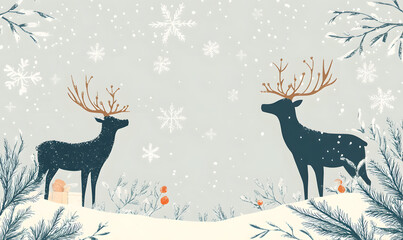 Christmas and New Year-themed graphic backgrounds for cards