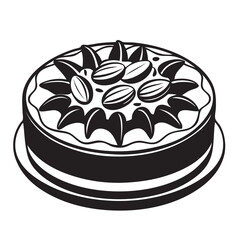 Traditional cake with pecan