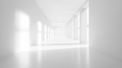 High-key bright white background with no textures,