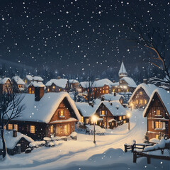 Fototapeta premium Christmas and New Year-themed graphic backgrounds for cards