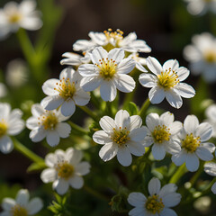 Fototapeta premium Small white fl