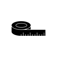 Measure vector icon, simple flat black trendy style illustration for web and app..eps