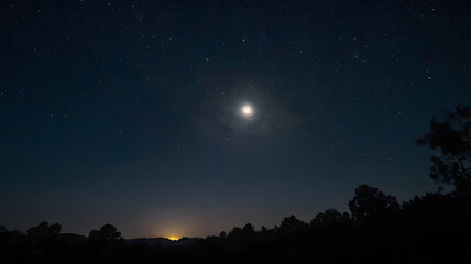 sky with stars