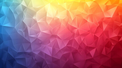 Obraz premium Abstract Geometric Background with Vibrant Colors, Gradient Transition from Blue to Red, 4K UHD Resolution Video