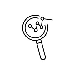 Analysis premium line icon. simple flat black trendy style illustration for web and app..eps