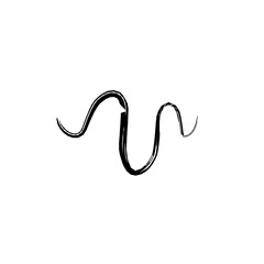 chalk wave abstract lines