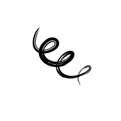 chalk wave abstract lines