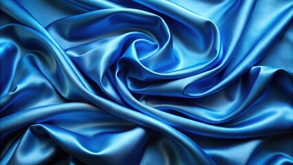 Obraz premium Smooth elegant blue silk background for design inspiration, silk, blue, elegant, smooth, fabric, luxurious, texture