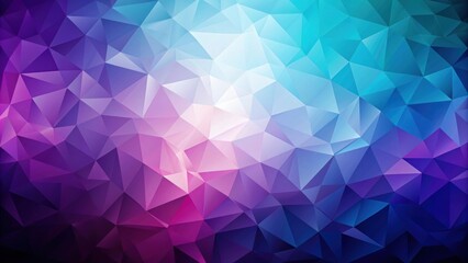 Fototapeta premium Abstract geometric background in shades of purple and blue, rendering, abstract, geometric, purple, blue, background