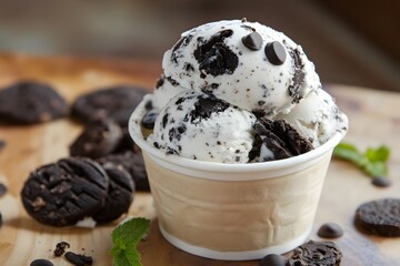 Rich And Creamy Cookies Cream Cup of Sweet Satisfaction