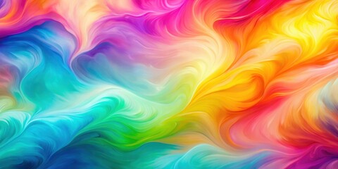 Obraz premium Vibrant abstract background with a mix of bright pastel colors, abstract, background, vibrant, colorful, pastel, design