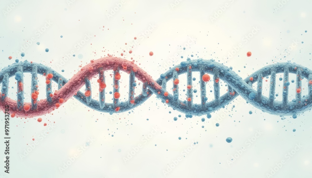 Wall mural exploring the blueprint of life dna sequencing in action
