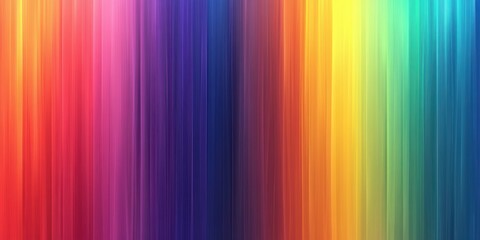 Abstract Rainbow Gradient Background with Vertical Stripes