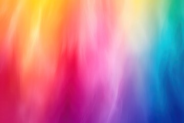 Abstract Gradient Background with Rainbow Hues and Soft Blending