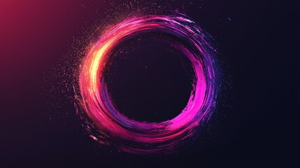 Abstract Swirl Background with Pink  Purple and Orange Colors