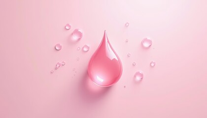  A single drop of water a symbol of purity and life