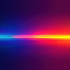Abstract Gradient Background with a Horizontal Line of Light