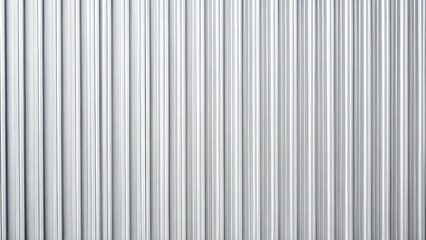 White corrugated metal texture surface background in macro close-up