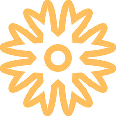 Flower Line Art Icon